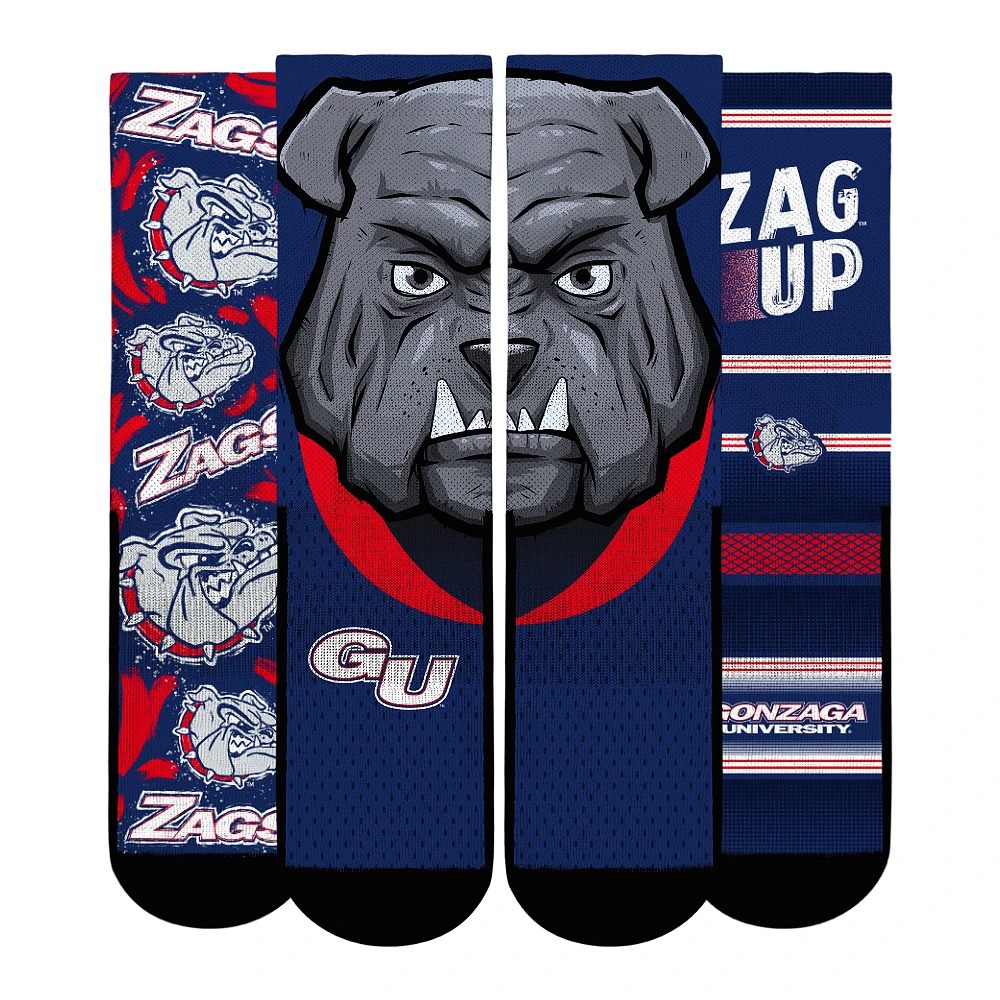 Youth Rock Em Socks Gonzaga Bulldogs Fan Favorite Three-Pack Crew Sock Set