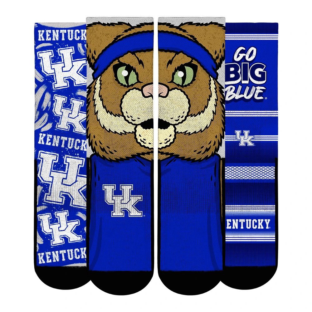 Youth Rock Em Socks Kentucky Wildcats Fan Favorite Three-Pack Crew Sock Set