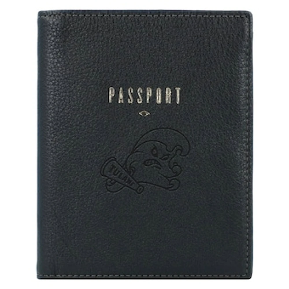 Fossil Tulane Green Wave Travel RFID Passport Case