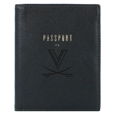 Fossil Black Virginia Cavaliers Travel RFID Passport Case