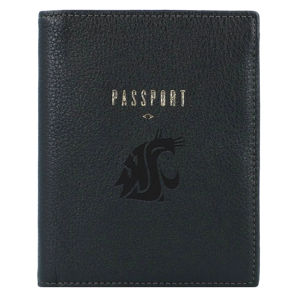 Fossil Washington State Cougars Travel RFID Passport Case