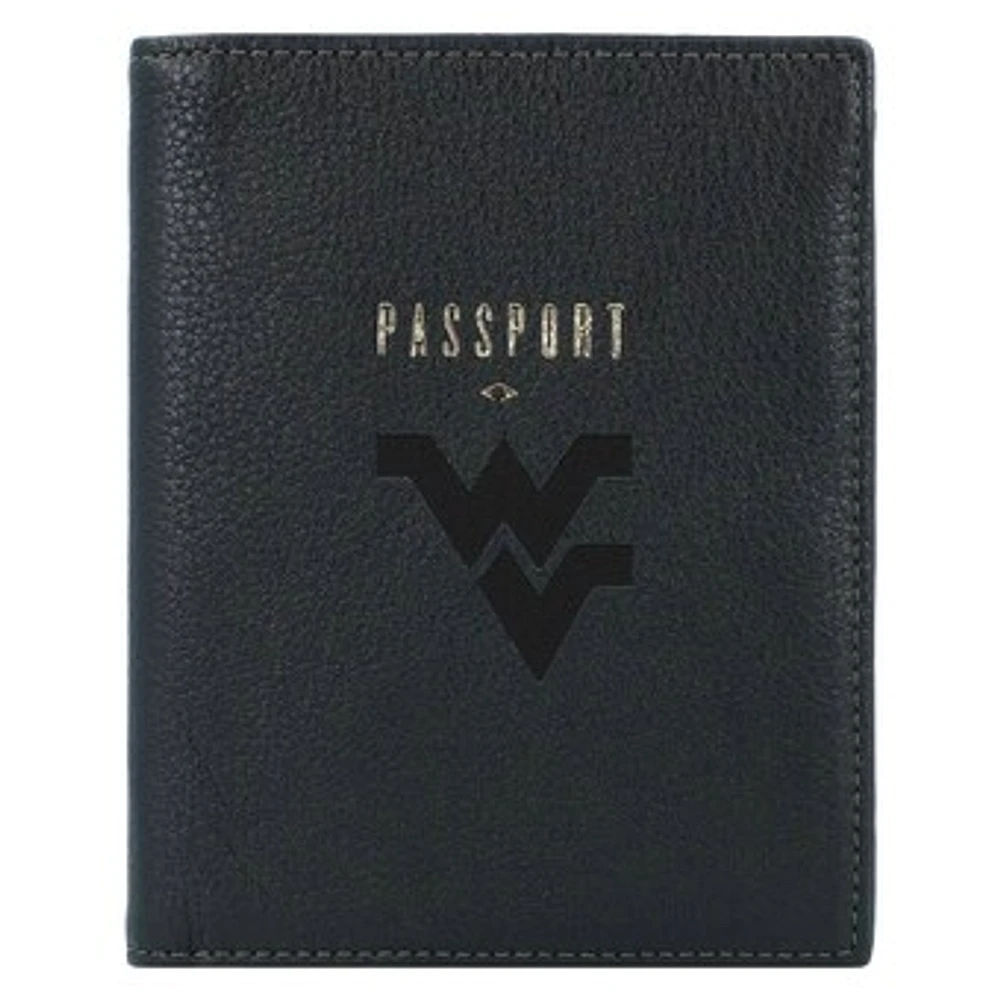 Fossil West Virginia Mountaineers Travel RFID Passport Case