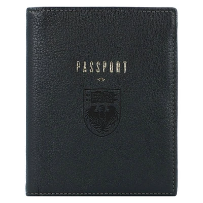 Fossil Black UChicago Maroons Travel RFID Passport Case