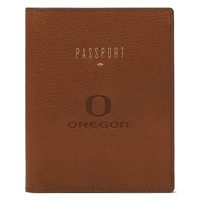 Fossil Brown Oregon Ducks Travel RFID Passport Case