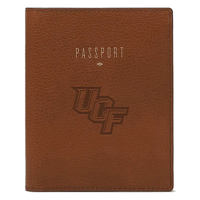 Fossil Brown UCF Knights Travel RFID Passport Case