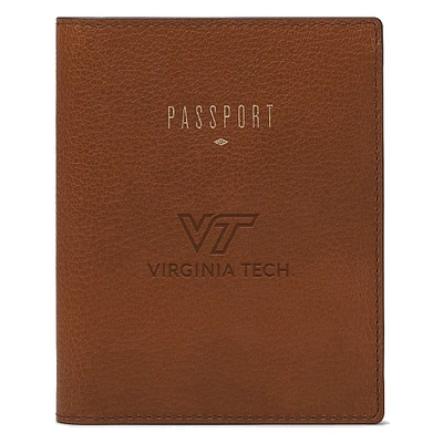 Fossil Brown Virginia Tech Hokies Travel RFID Passport Case