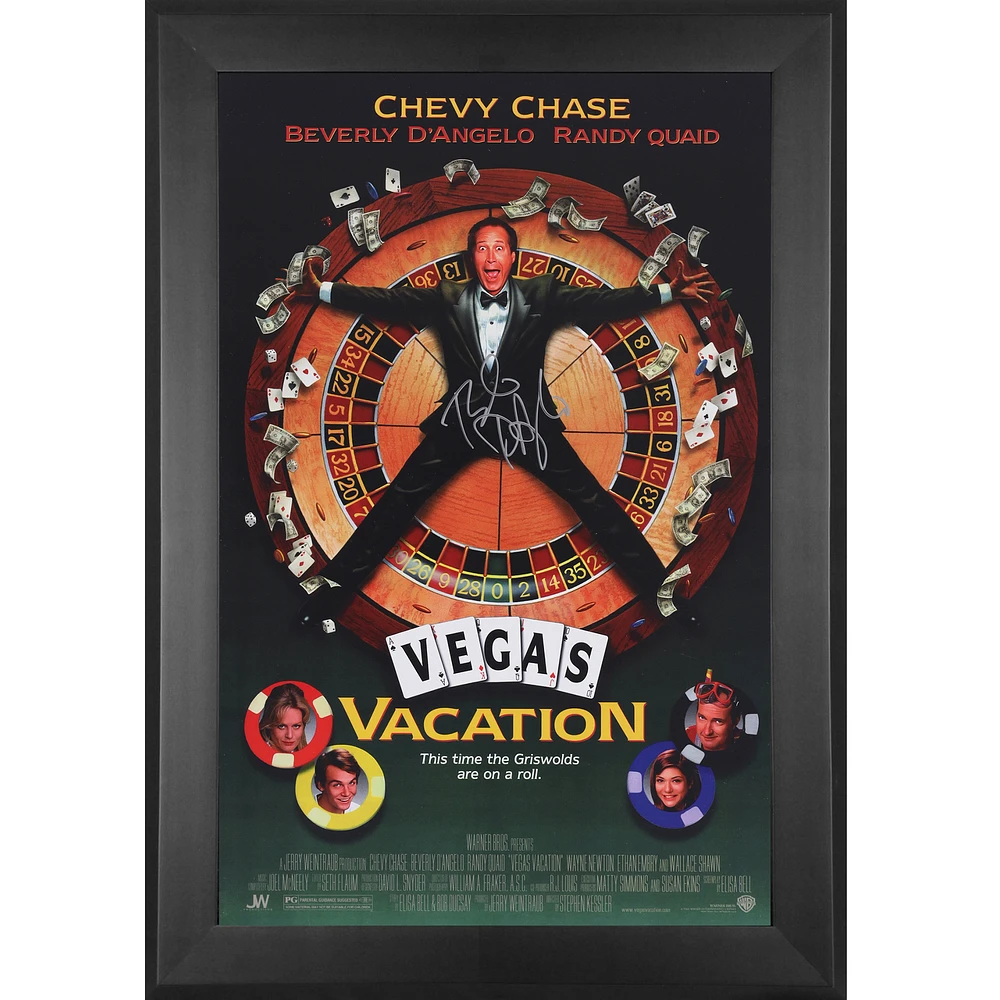 Beverly D'Angelo Vegas Vacation Autographed Framed 11" x 17" Movie Poster
