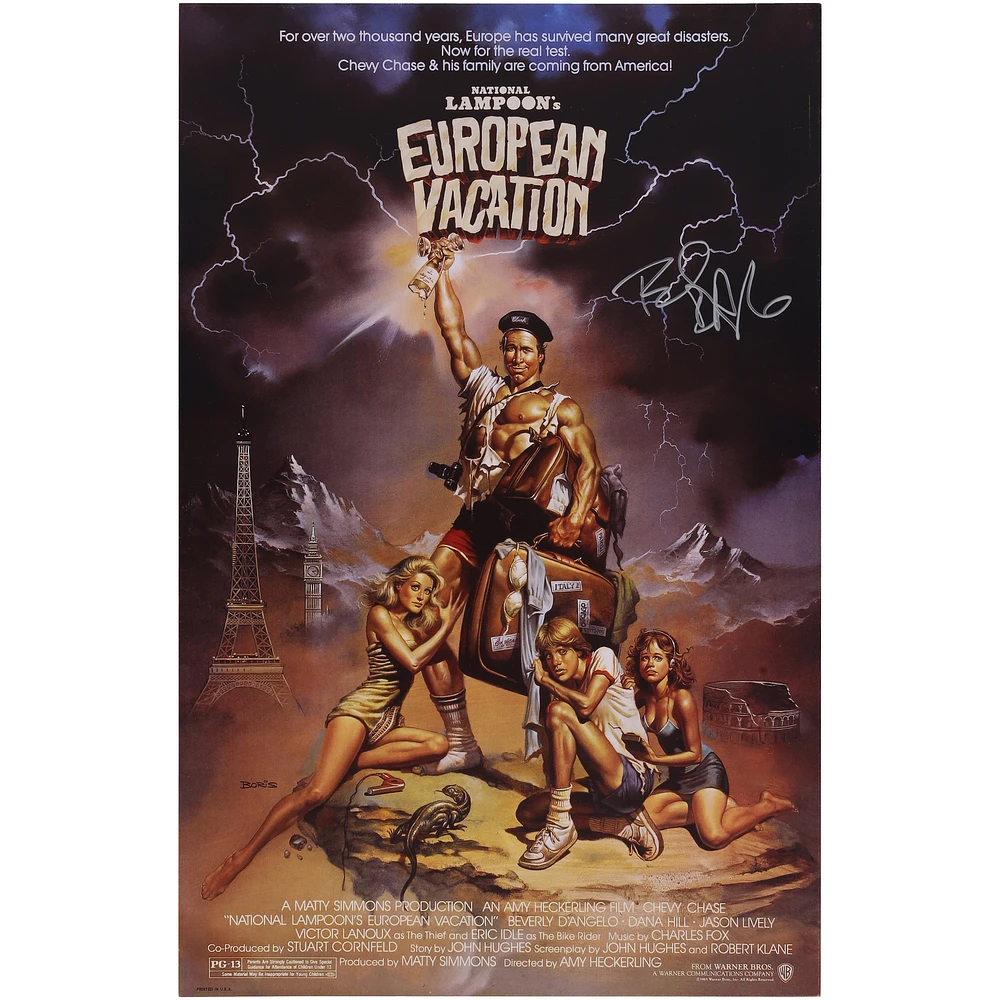 Beverly D'Angelo National Lampoon's European Vacation Autographed 11" x 17" Movie Poster