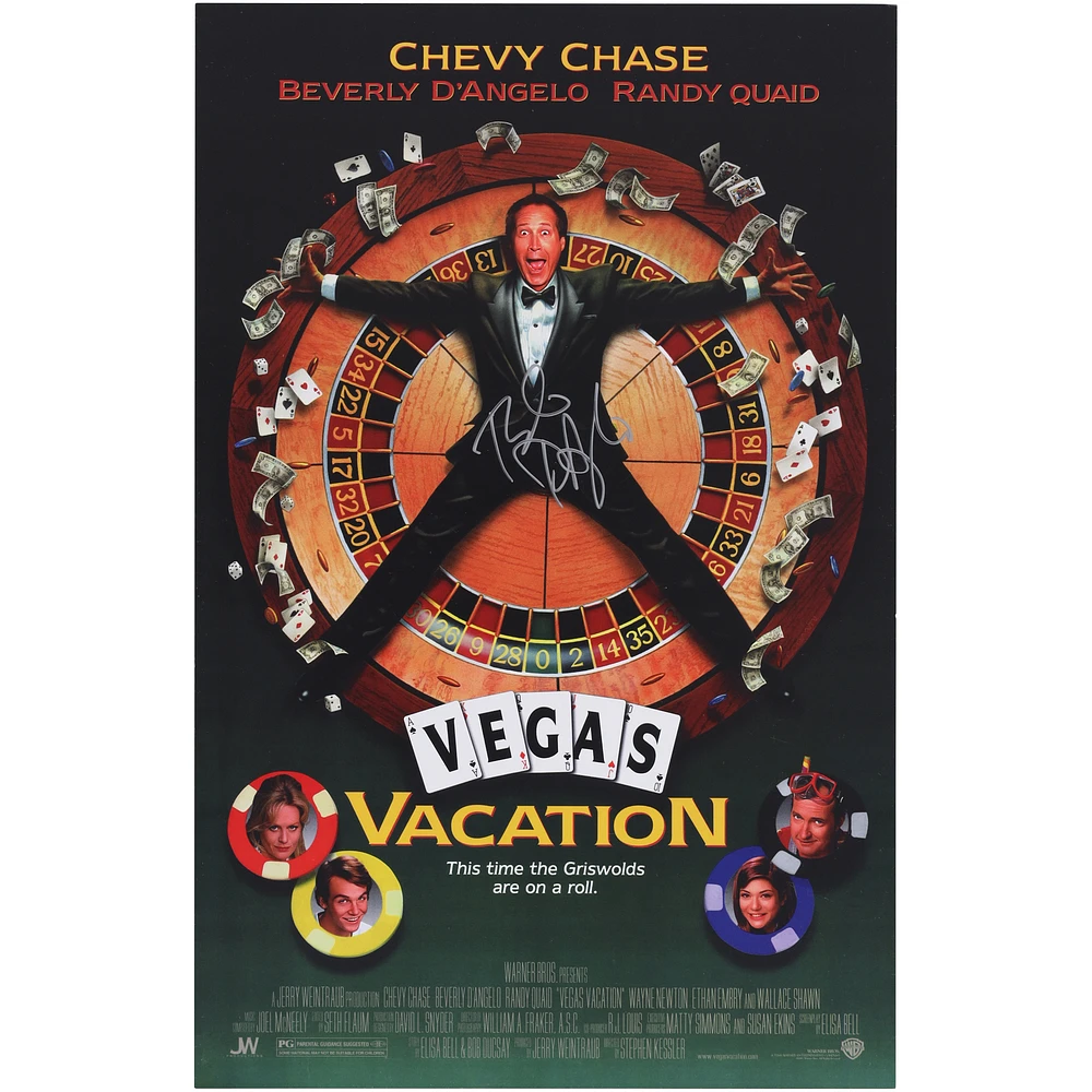 Beverly D'Angelo Vegas Vacation Autographed 11" x 17" Movie Poster