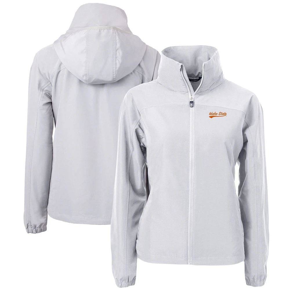 Women's Cutter & Buck Gray Idaho State Bengals Charter Full-Zip Jacket