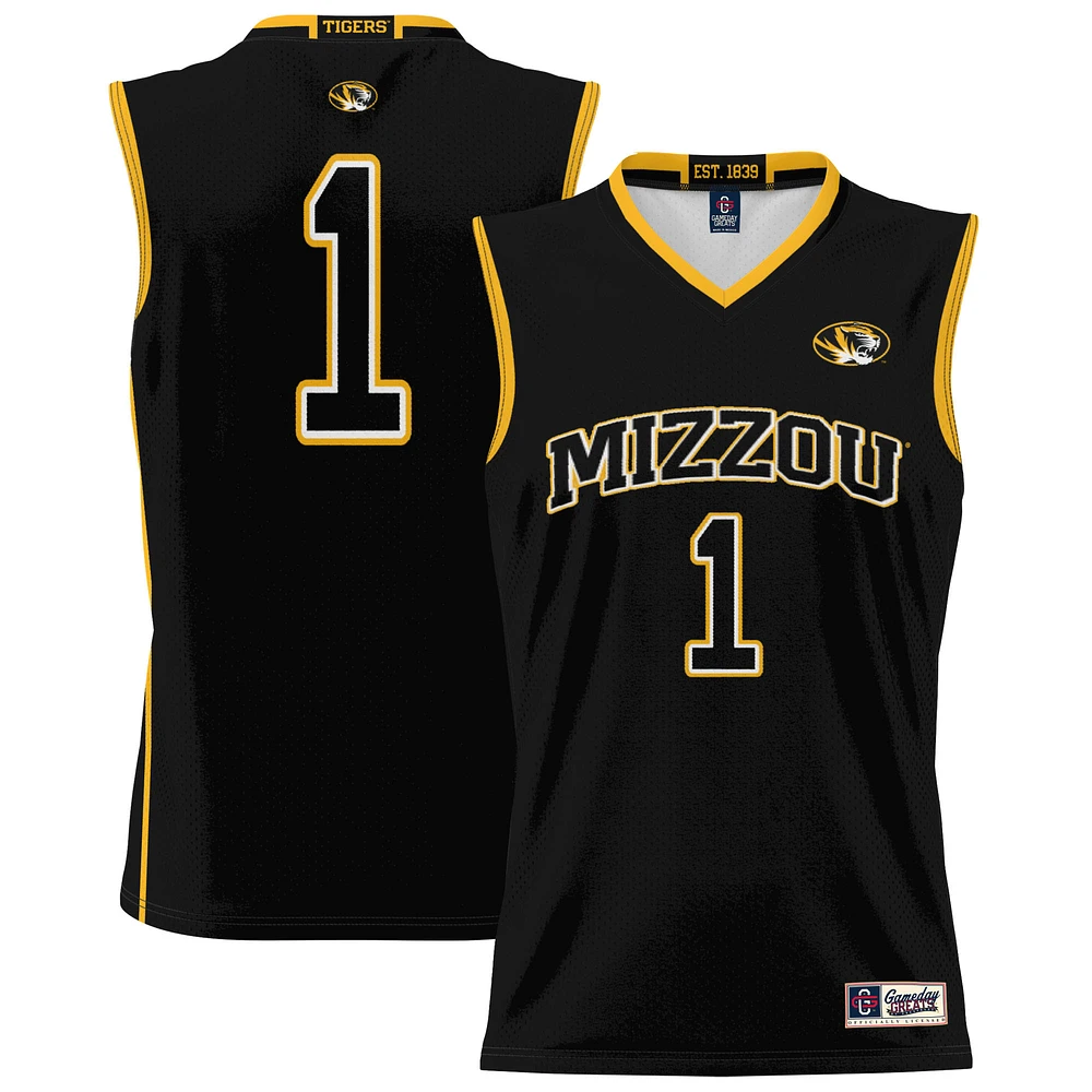 Unisex GameDay Greats #1 Missouri Tigers Lightweight Basketball Jersey