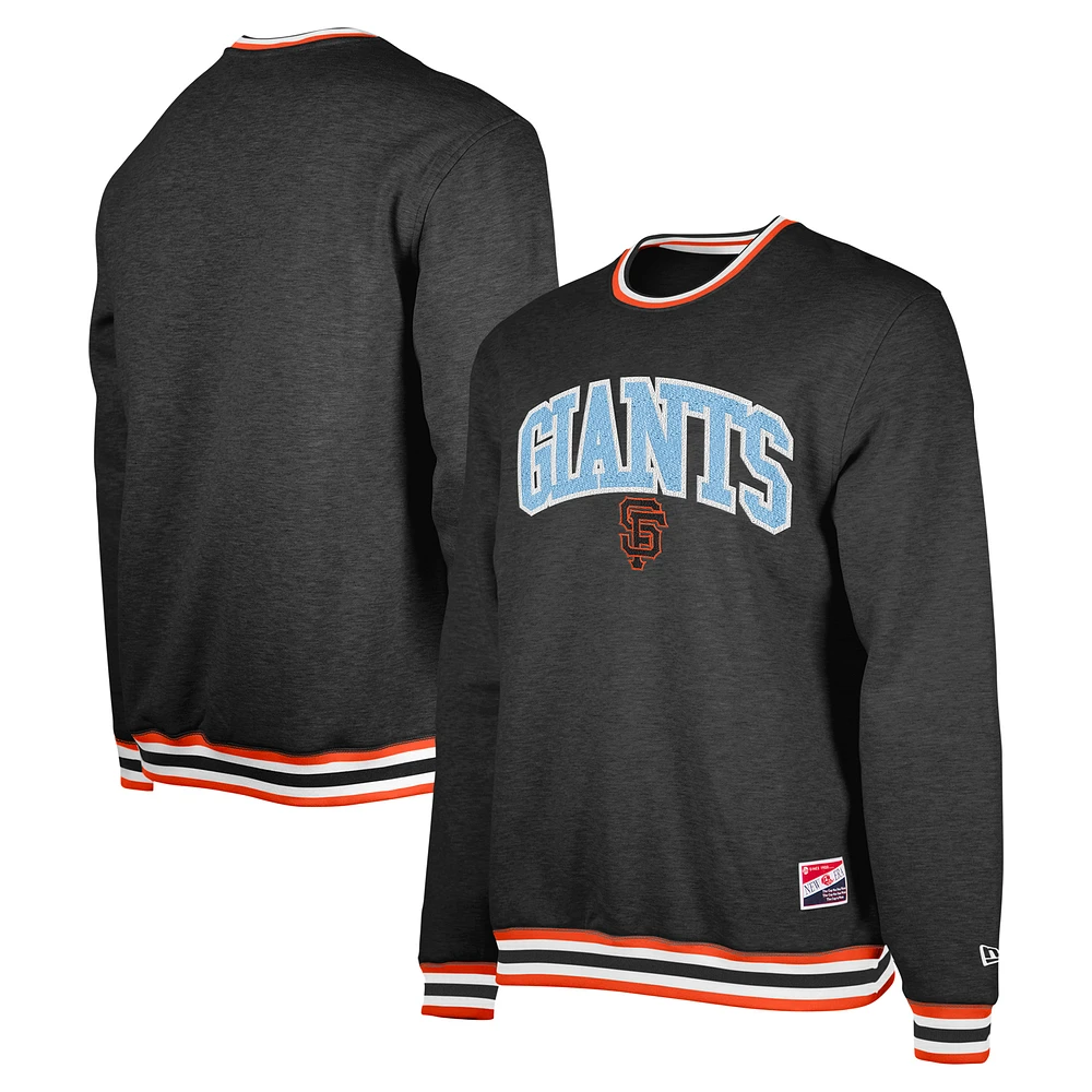 Men's New Era Black San Francisco Giants Pullover Sweatshirt