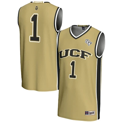 Unisex GameDay Greats #1 Gold UCF Knights Lightweight Basketball Jersey