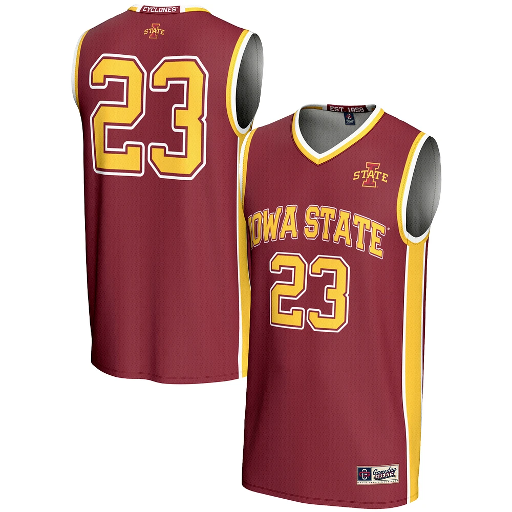 Youth GameDay Greats #23 Cardinal Iowa State Cyclones Lightweight Basketball Jersey