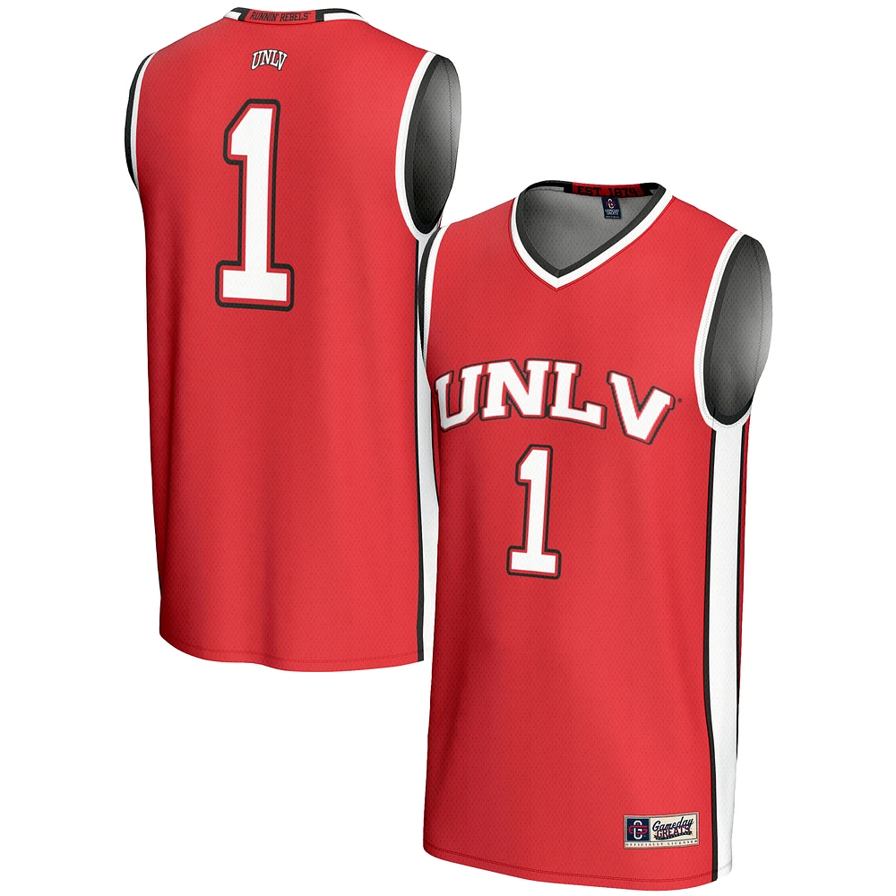 Youth GameDay Greats #1 Scarlet UNLV Rebels Lightweight Basketball Jersey