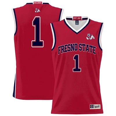 Youth GameDay Greats #1 Red Fresno State Bulldogs Lightweight Basketball Jersey
