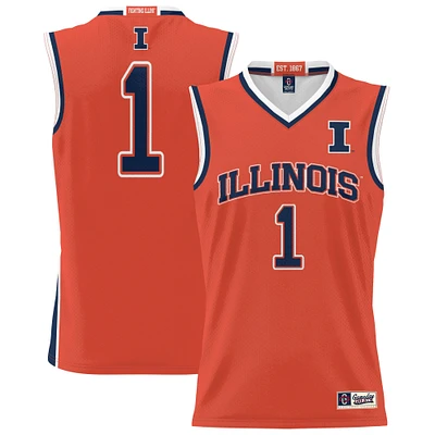 Youth GameDay Greats #1 Orange Illinois Fighting Illini Lightweight Basketball Jersey
