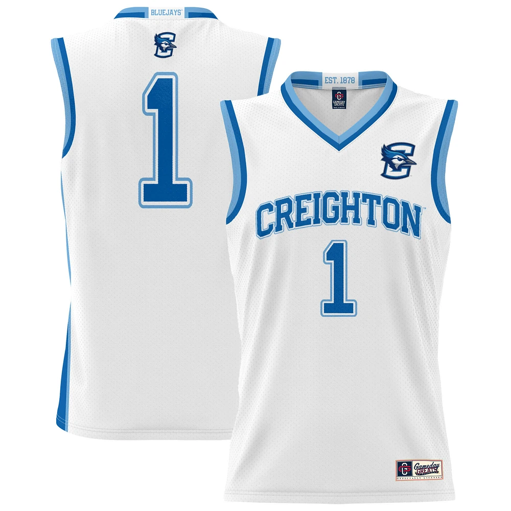 Unisex GameDay Greats #1 Creighton Bluejays Lightweight Basketball Jersey