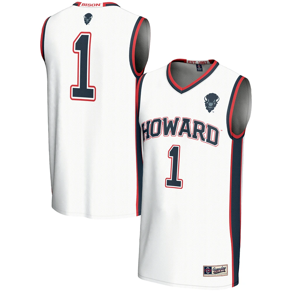 Youth GameDay Greats #1 Howard Bison Lightweight Basketball Jersey