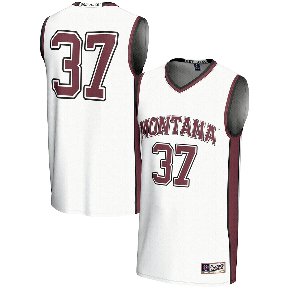 Youth GameDay Greats #37 Montana Grizzlies Lightweight Basketball Jersey