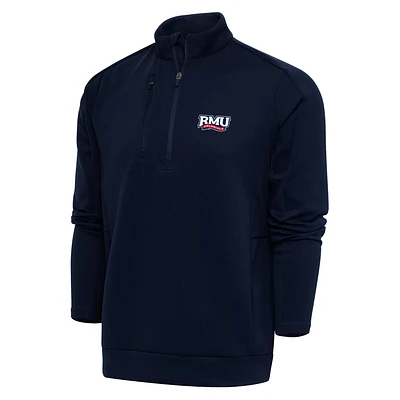 Men's Antigua Navy Robert Morris Colonials Generation Quarter-Zip Pullover Top