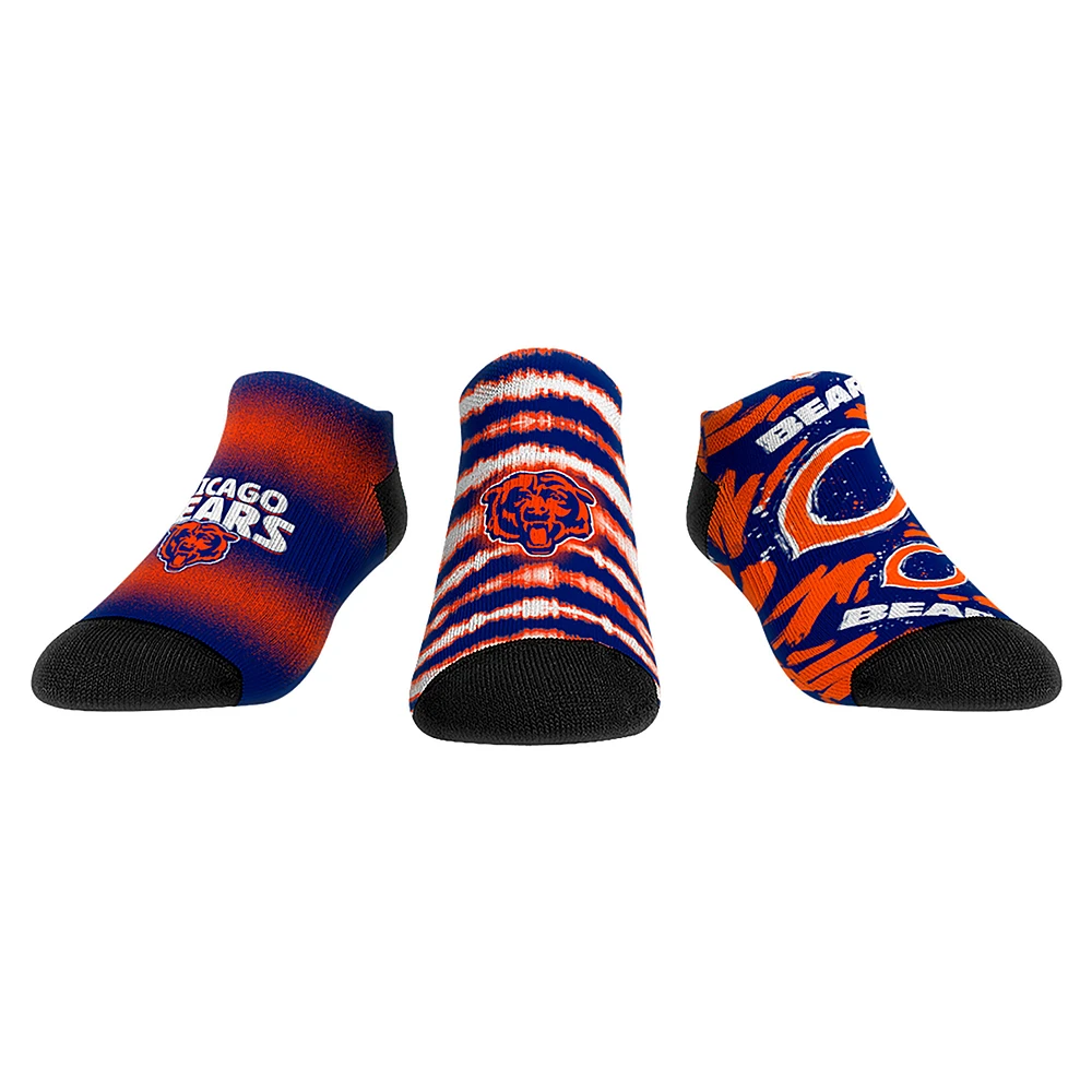 Unisex Rock Em Socks Chicago Bears Make Some Noise Three-Pack Low-Cut Set