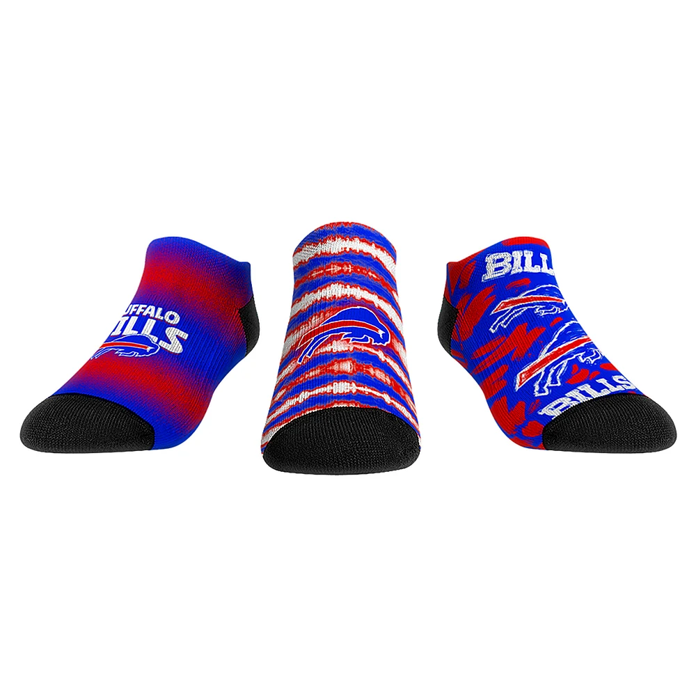 Unisex Rock Em Socks Buffalo Bills Make Some Noise Three-Pack Low-Cut Set