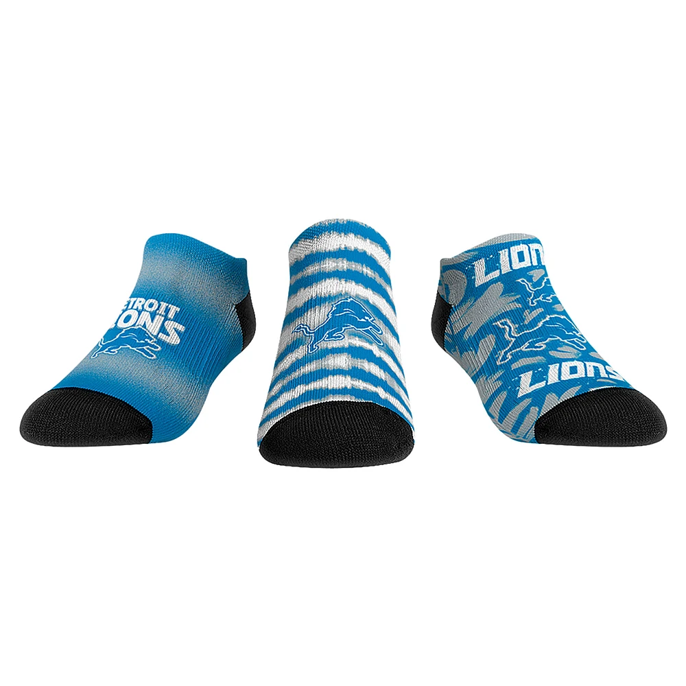 Unisex Rock Em Socks Detroit Lions Make Some Noise Three-Pack Low-Cut Set