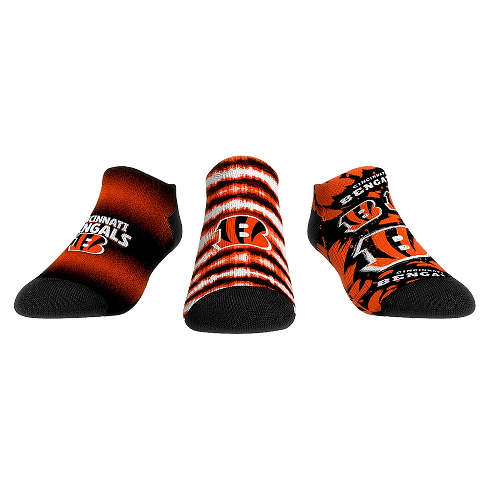 Unisex Rock Em Socks Cincinnati Bengals Make Some Noise Three-Pack Low-Cut Set