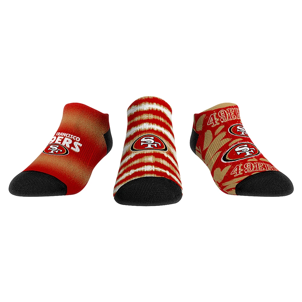Unisex Rock Em Socks San Francisco 49ers Make Some Noise Three-Pack Low-Cut Set
