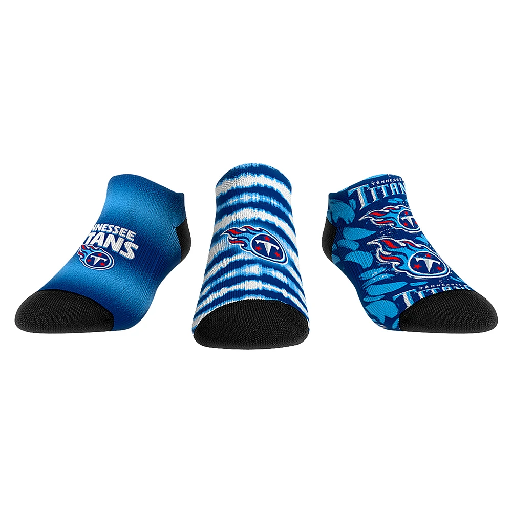 Unisex Rock Em Socks Tennessee Titans Make Some Noise Three-Pack Low-Cut Set