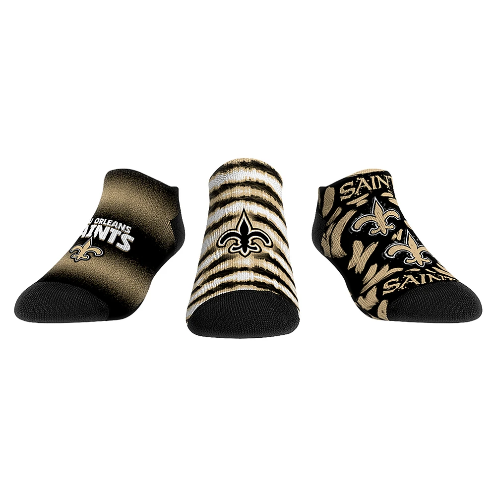 Unisex Rock Em Socks New Orleans Saints Make Some Noise Three-Pack Low-Cut Set