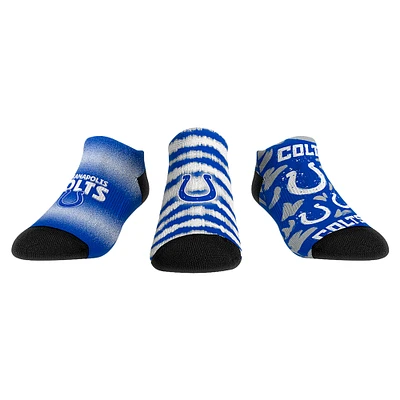 Unisex Rock Em Socks Indianapolis Colts Make Some Noise Three-Pack Low-Cut Set