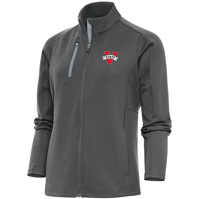 Women's Antigua Pewter Valdosta State Blazers Generation Full-Zip Jacket