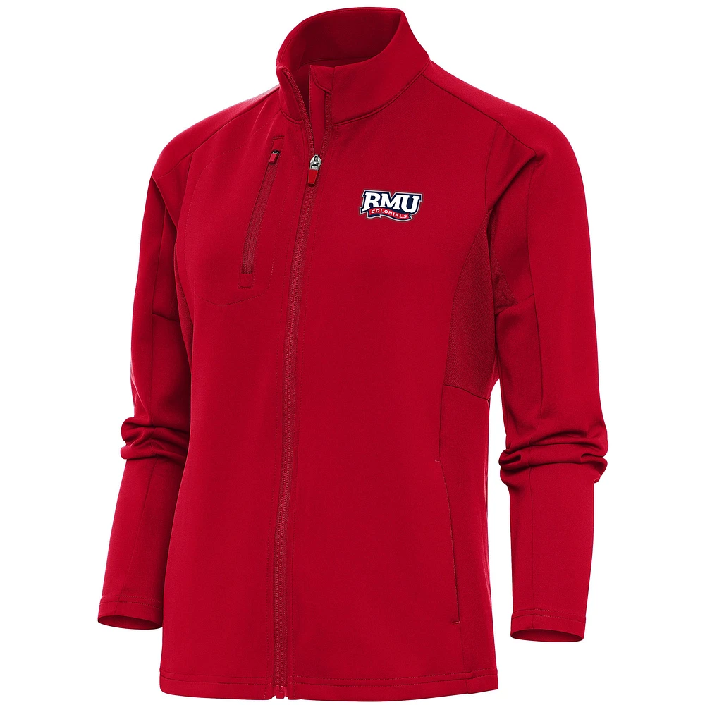 Women's Antigua Red Robert Morris Colonials Generation Full-Zip Jacket
