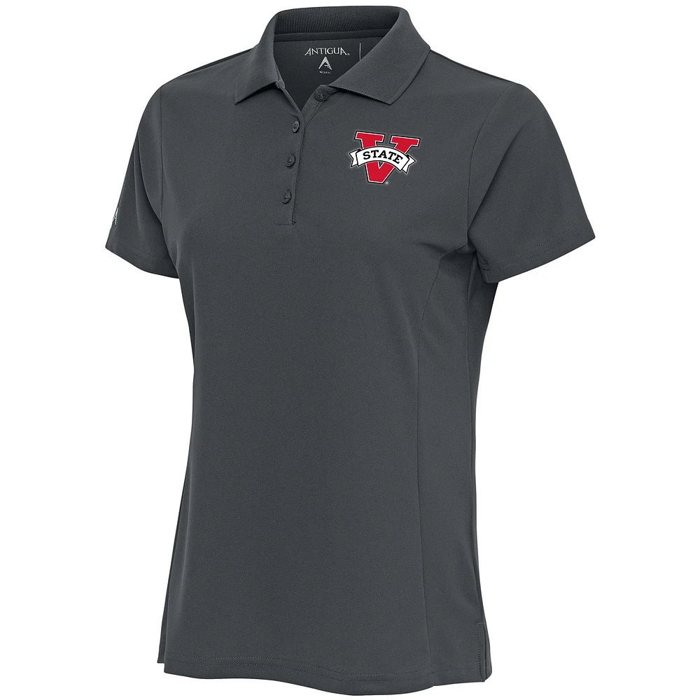 Women's Antigua Pewter Valdosta State Blazers Legacy Pique Polo