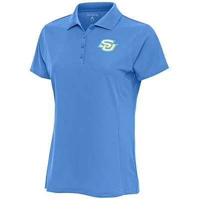 Women's Antigua Light Blue Southern University Jaguars Legacy Pique Polo