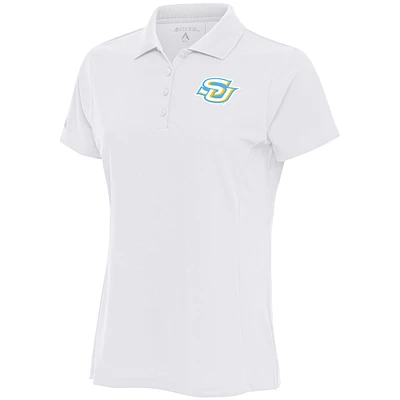 Women's Antigua White Southern University Jaguars Legacy Pique Polo