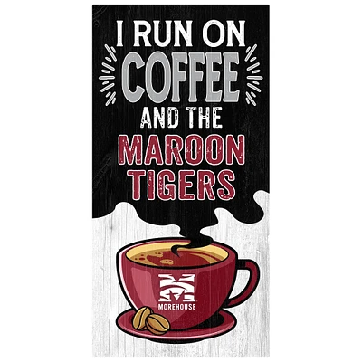 Morehouse Maroon Tigers 6" x 12" Coffee Wall Art