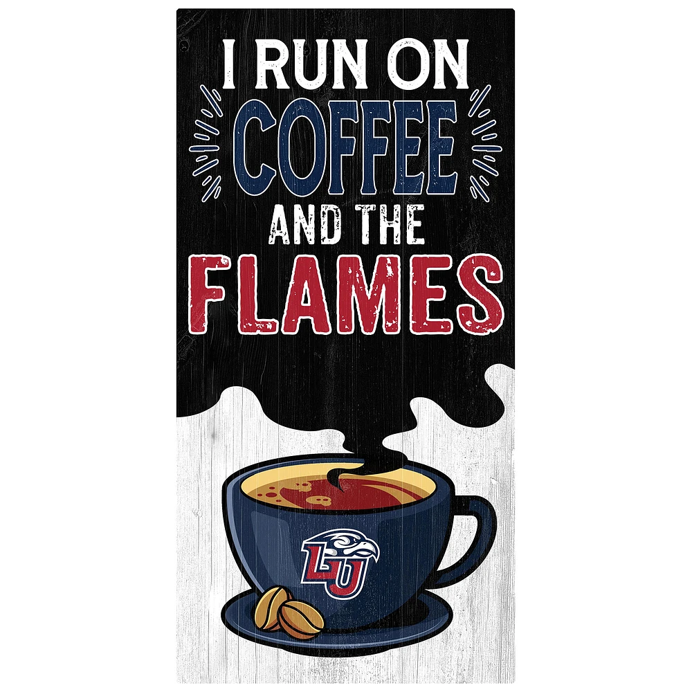 Liberty Flames 6" x 12" Coffee Wall Art