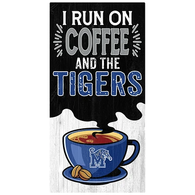 Memphis Tigers 6" x 12" Coffee Wall Art
