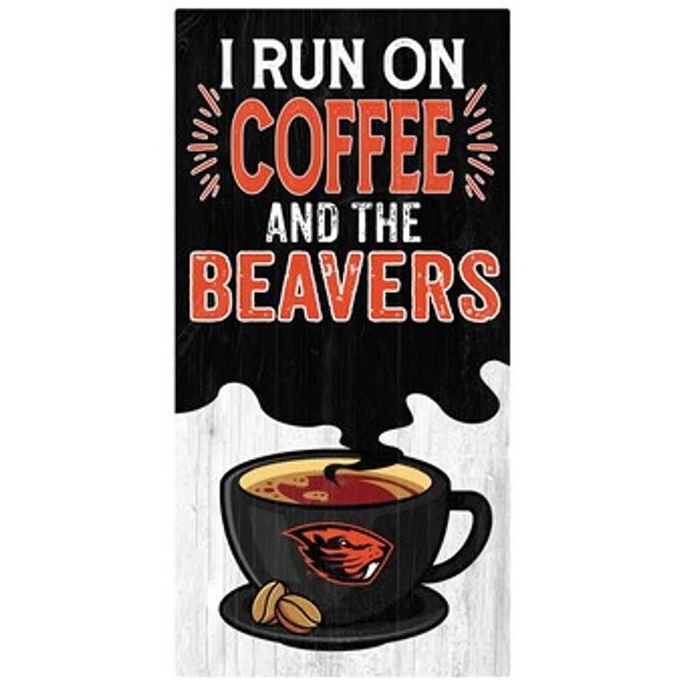Oregon State Beavers 6" x 12" Coffee Wall Art