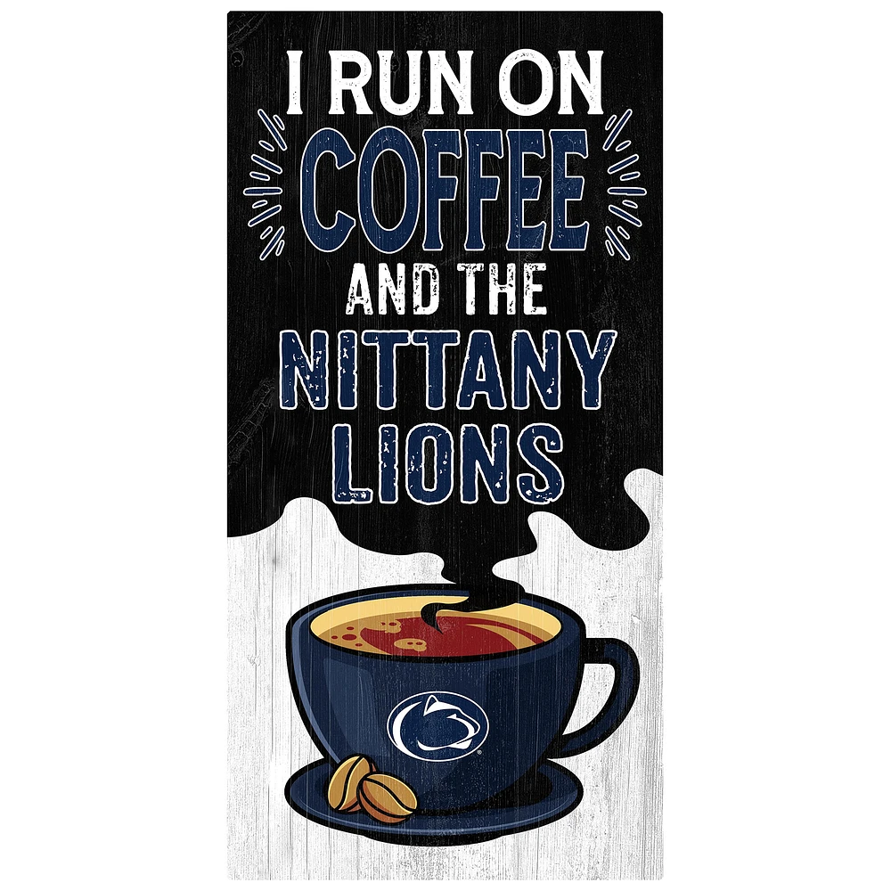Penn State Nittany Lions 6" x 12" Coffee Wall Art