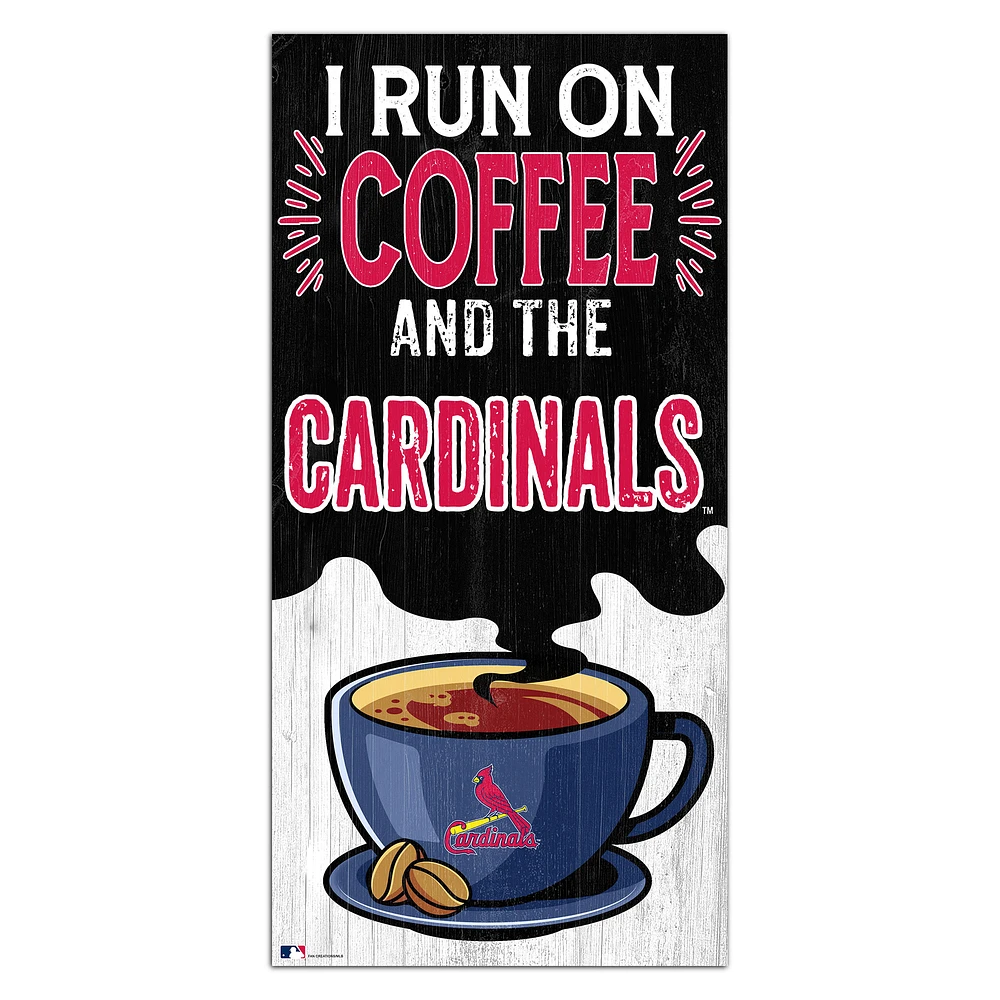 St. Louis Cardinals 6" x 12" Coffee Wall Art