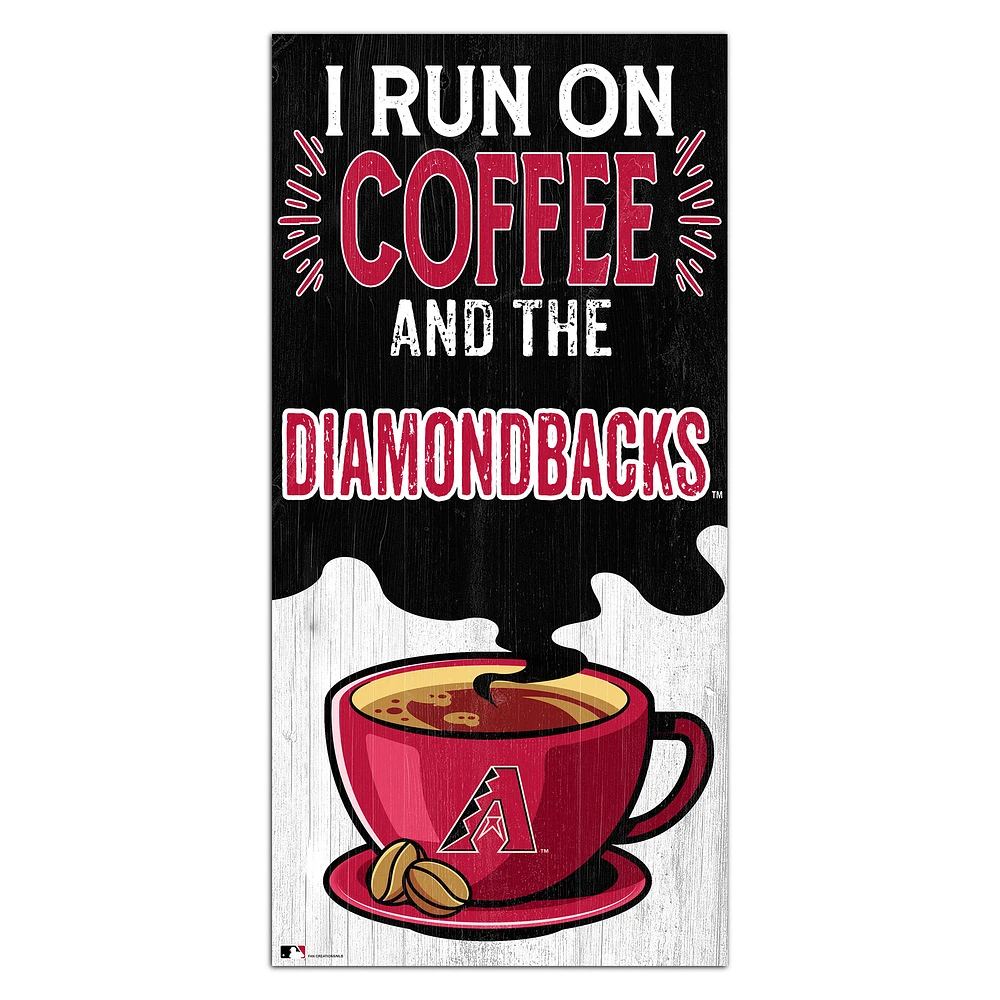 Arizona Diamondbacks 6" x 12" Coffee Wall Art