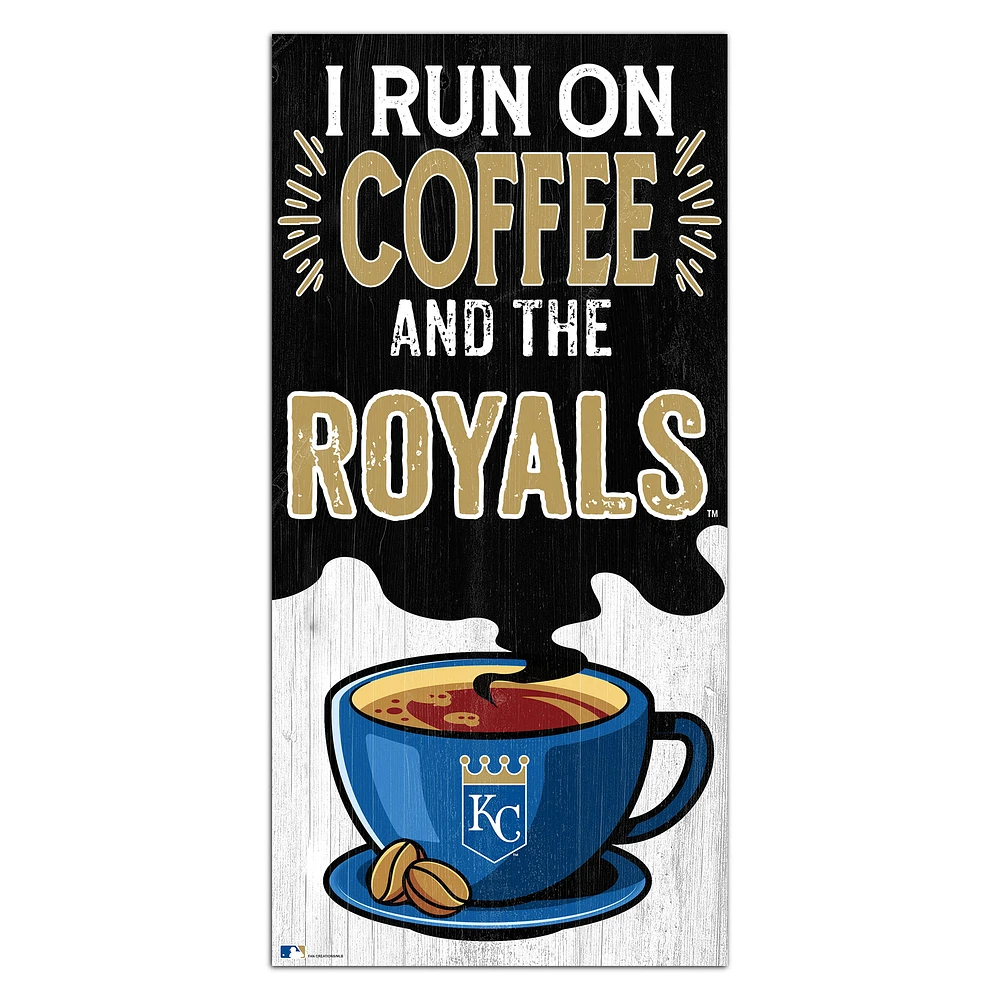 Kansas City Royals 6" x 12" Coffee Wall Art