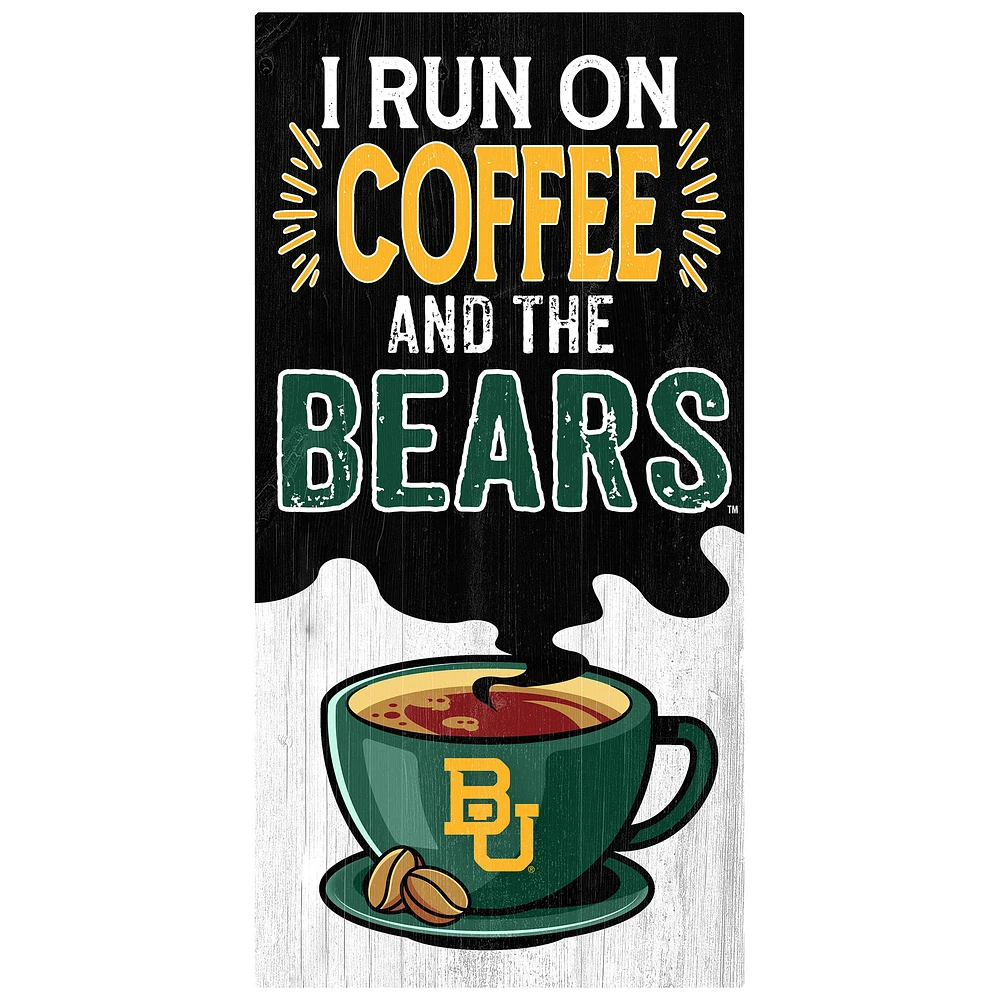 Baylor Bears 6" x 12" Coffee Wall Art