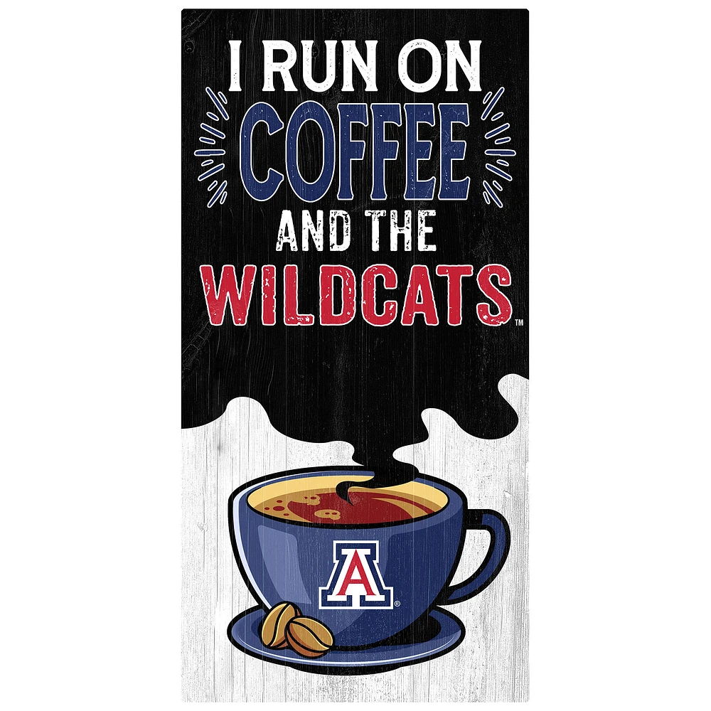 Arizona Wildcats 6" x 12" Coffee Wall Art