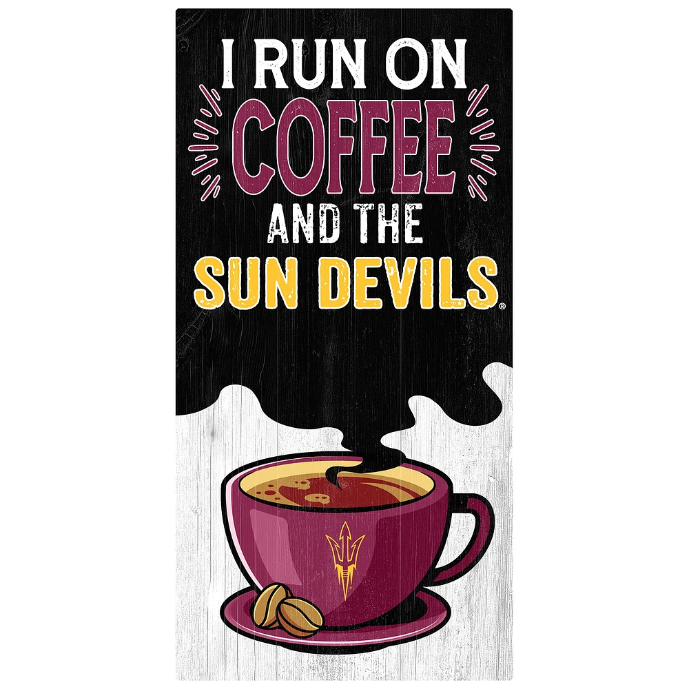 Arizona State Sun Devils 6" x 12" Coffee Wall Art