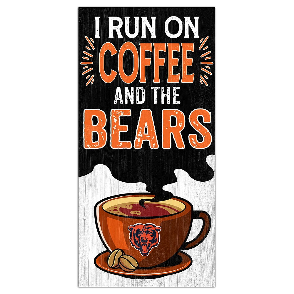 Chicago Bears 6" x 12" Coffee Wall Art